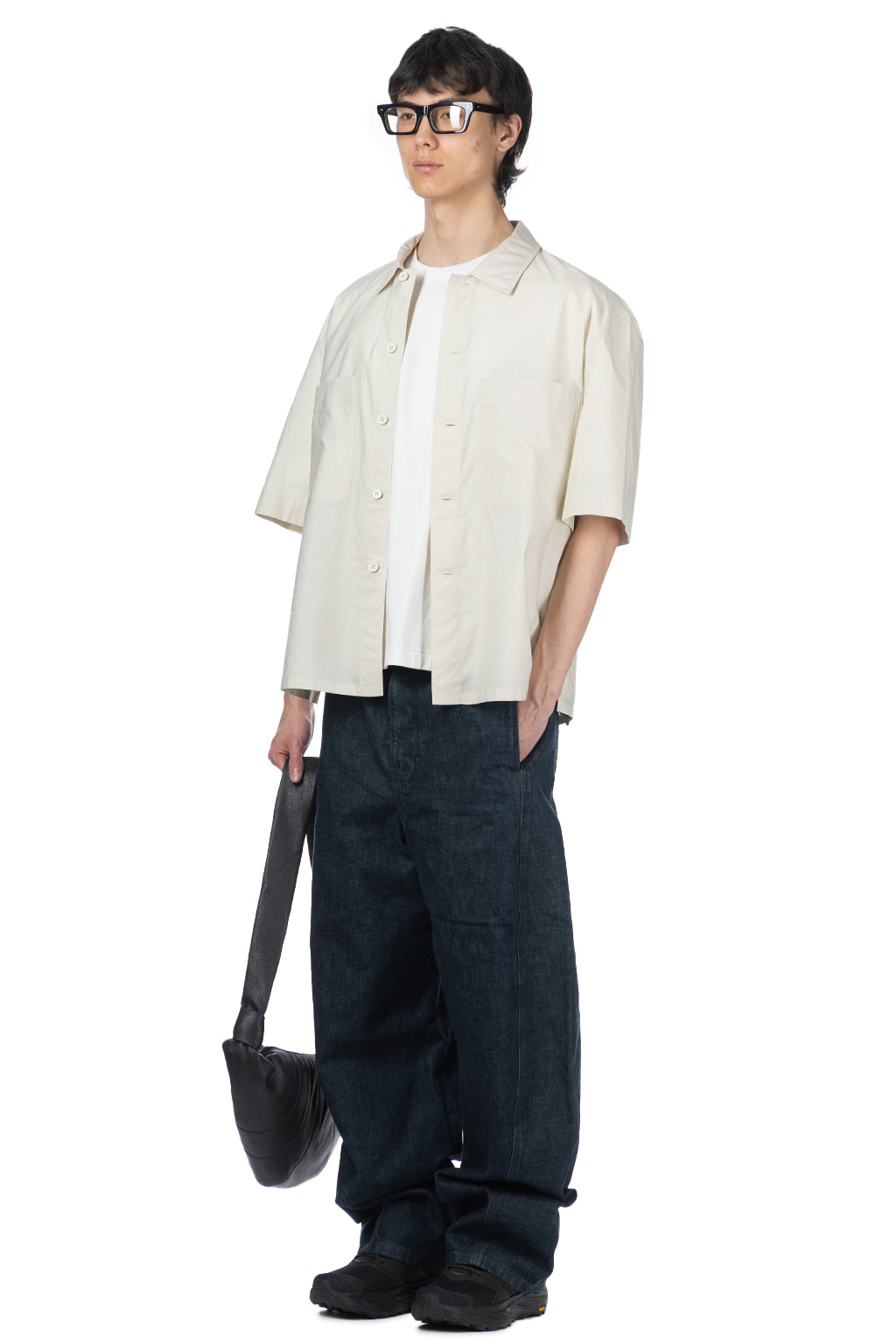 Lemaire | SS Pyjama Shirt - Pale Mastic | Men | Blue Button Shop Lemaire | SS Pyjama Shirt - Pale Mastic | Men | Blue Button Shop